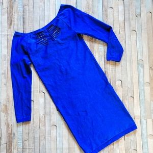 Blue Bebe bodycon dress